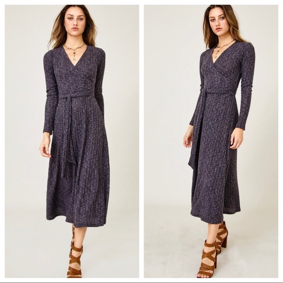 Most Fabulous wrap midi dress - Picture 3 of 5